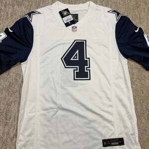 Nike Dallas Cowboys Dak Prescott #4 Vapor Limited Color Rush Jersey White
